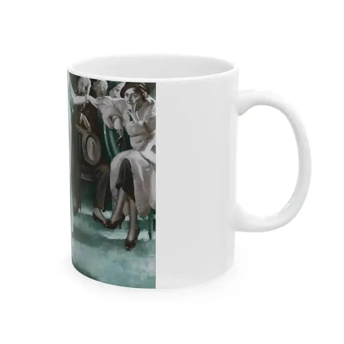 Appearance and Reality (2), Cosmopolitan, November 1934 - White Coffee Mug - Go Mug Yourself