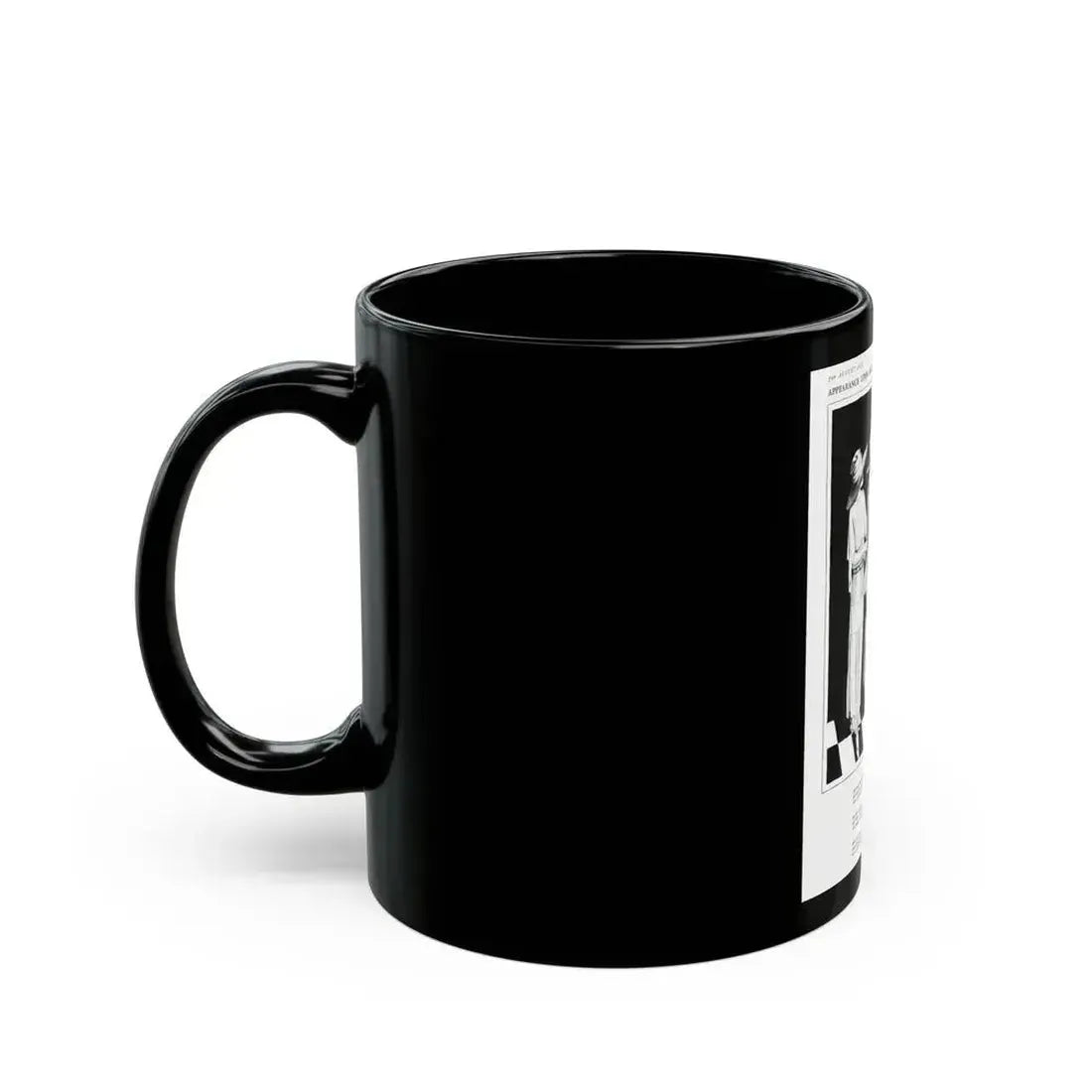 Appearance Upon Both Afternoon, Harper's Bazaar, August 1922 - Black Coffee Mug - Go Mug Yourself