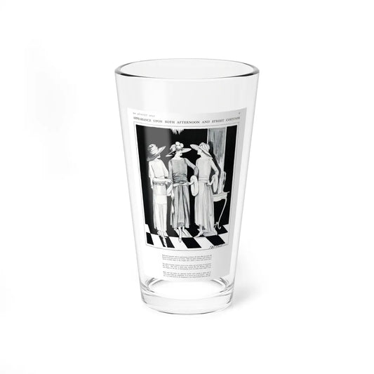 Appearance Upon Both Afternoon, Harper's Bazaar, August 1922 (Magazine Illustration) Pint Glass 16oz-16oz-Go Mug Yourself