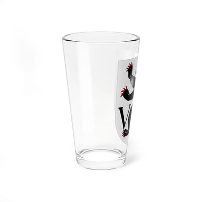 AppenzellRE-coat of arms 3d (Switzerland) (Coat of Arms) Pint Glass 16oz - Go Mug Yourself