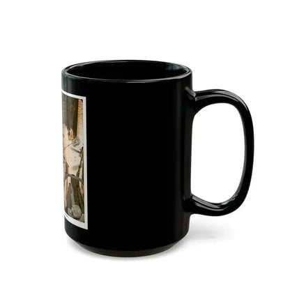 Apples And Popcorn, 1942 - Black Coffee Mug - Go Mug Yourself