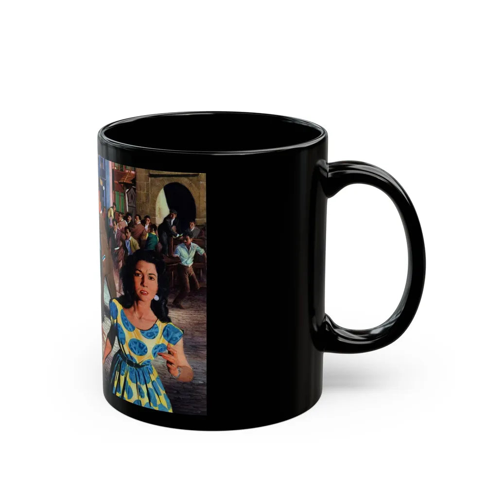 Appointment in Pamplona, John Bull magazine, April 2, 1955 - Black Coffee Mug-Go Mug Yourself