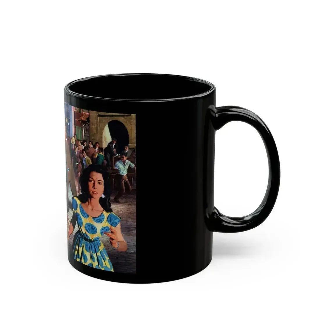Appointment in Pamplona, John Bull magazine, April 2, 1955 - Black Coffee Mug - Go Mug Yourself