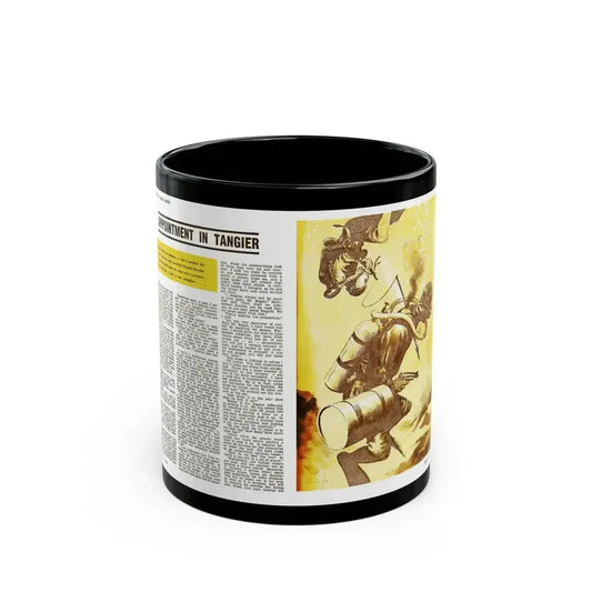 Appointment In Tangier, Adam magazine, June 1961 - Black Coffee Mug 11oz - Go Mug Yourself