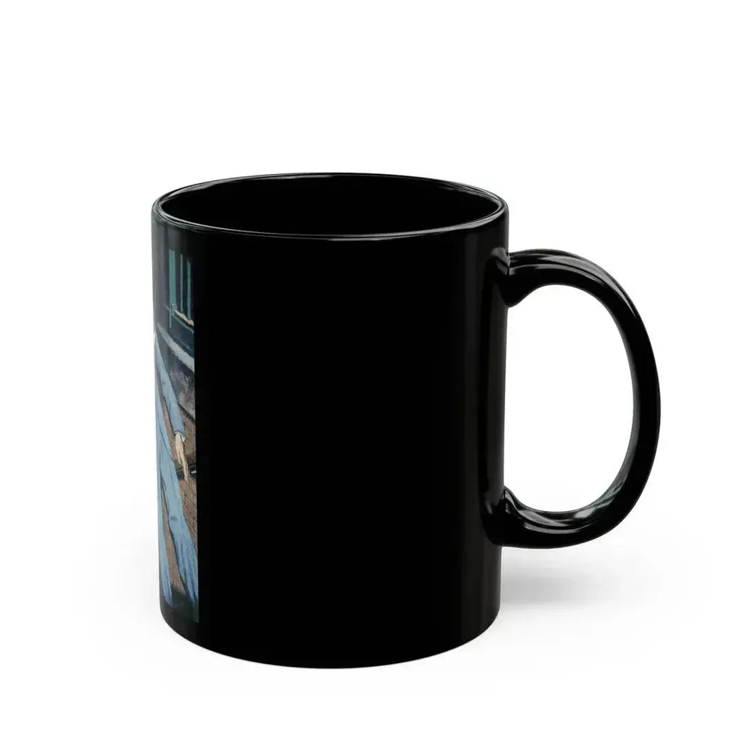 Appointment With Charlie by Lance Bellew, The Man magazine, 1952 - Black Coffee Mug - Go Mug Yourself