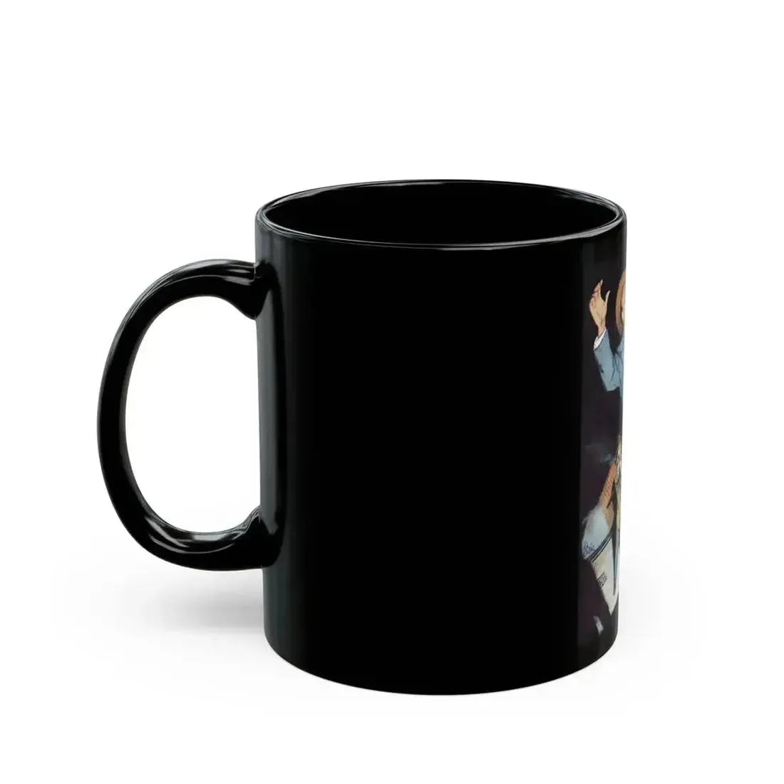 Appointment With Charlie by Lance Bellew, The Man magazine, 1952 - Black Coffee Mug - Go Mug Yourself