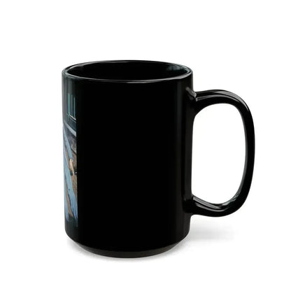 Appointment With Charlie by Lance Bellew, The Man magazine, 1952 - Black Coffee Mug - Go Mug Yourself