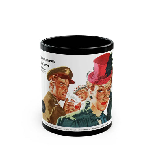 Appointment with Love by S. I. Kishor, 1943 - Black Coffee Mug-11oz-Go Mug Yourself