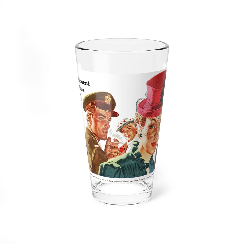 Appointment with Love by S. I. Kishor, 1943 (Magazine Illustration) Pint Glass 16oz-16oz-Go Mug Yourself