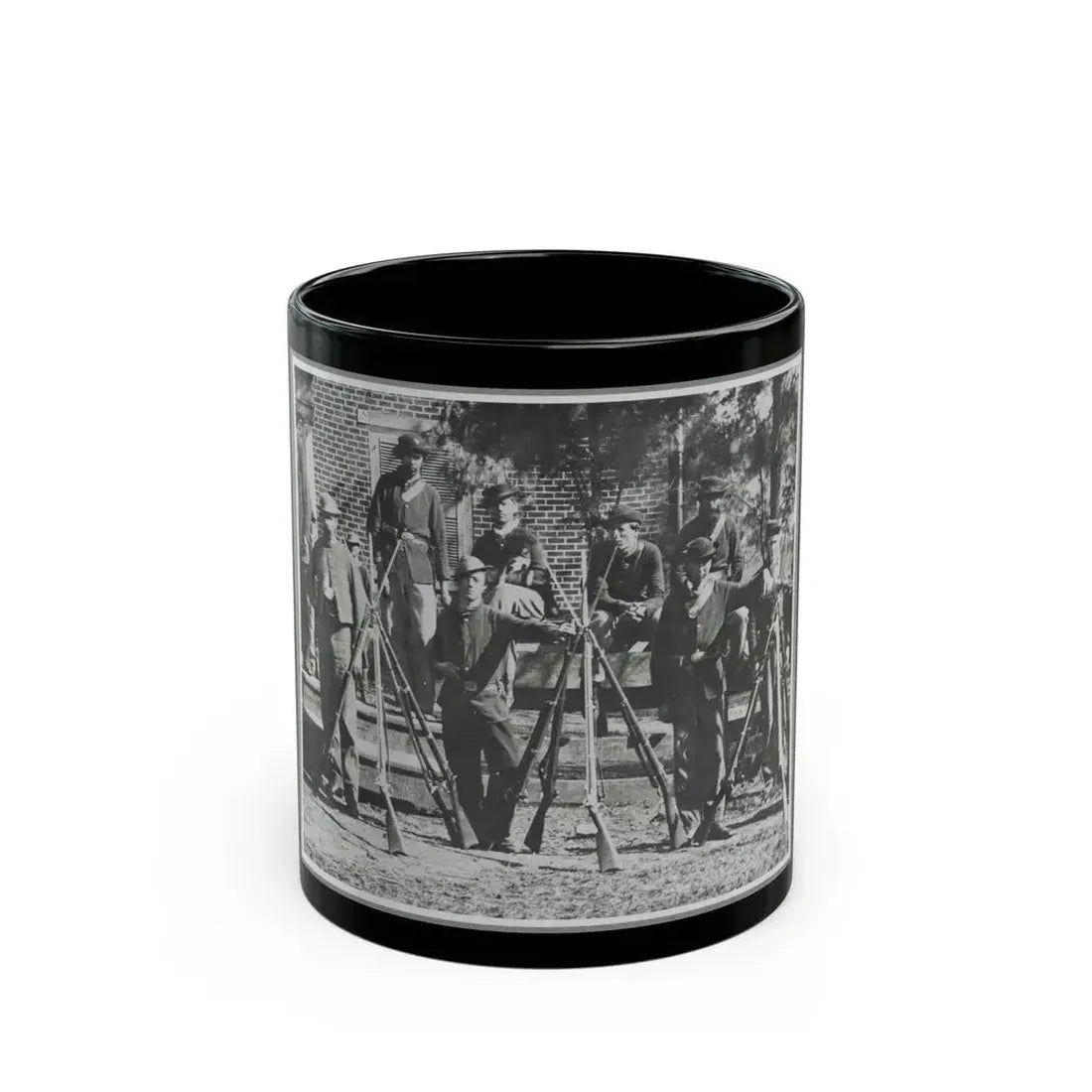 Appomattox Court House, Va., April 1865(2) (U.S. Civil War) Black Coffee Mug 11oz - Go Mug Yourself