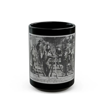 Appomattox Court House, Va., April 1865(2) (U.S. Civil War) Black Coffee Mug 15oz - Go Mug Yourself