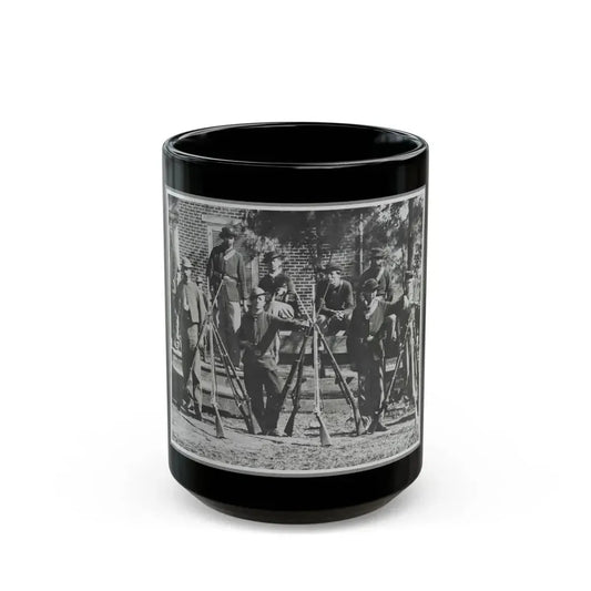 Appomattox Court House, Va., April 1865(2) (U.S. Civil War) Black Coffee Mug 15oz - Go Mug Yourself