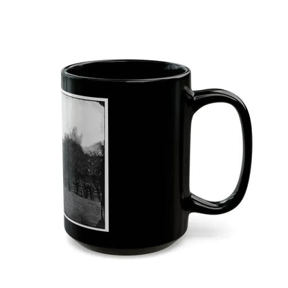 Appomattox Court House, Va. Federal Soldiers At The Courthouse (U.S. Civil War) Black Coffee Mug - Go Mug Yourself