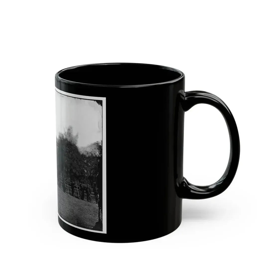 Appomattox Court House, Va. Federal Soldiers At The Courthouse (U.S. Civil War) Black Coffee Mug - Go Mug Yourself