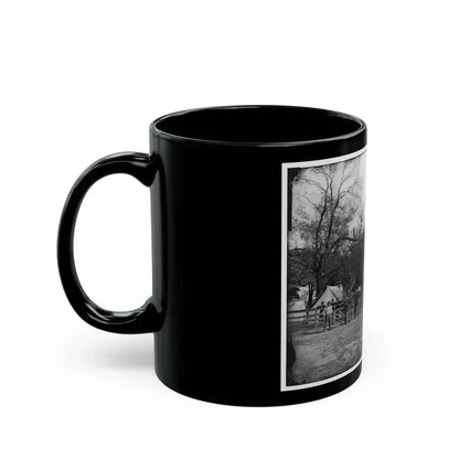 Appomattox Court House, Va. Federal Soldiers At The Courthouse (U.S. Civil War) Black Coffee Mug - Go Mug Yourself