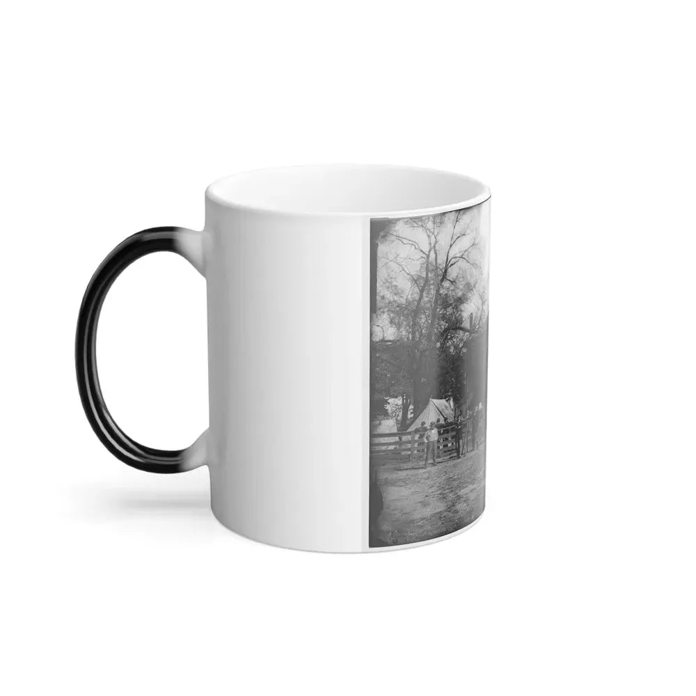 Appomattox Court House, Va. Federal Soldiers at the Courthouse (U.S. Civil War) Color Changing Coffee Mug 11oz - Go Mug Yourself