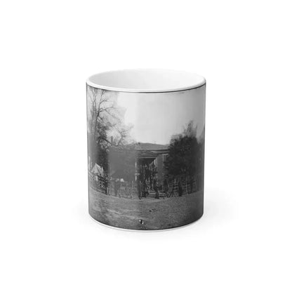 Appomattox Court House, Va. Federal Soldiers at the Courthouse (U.S. Civil War) Color Changing Coffee Mug 11oz - Go Mug Yourself