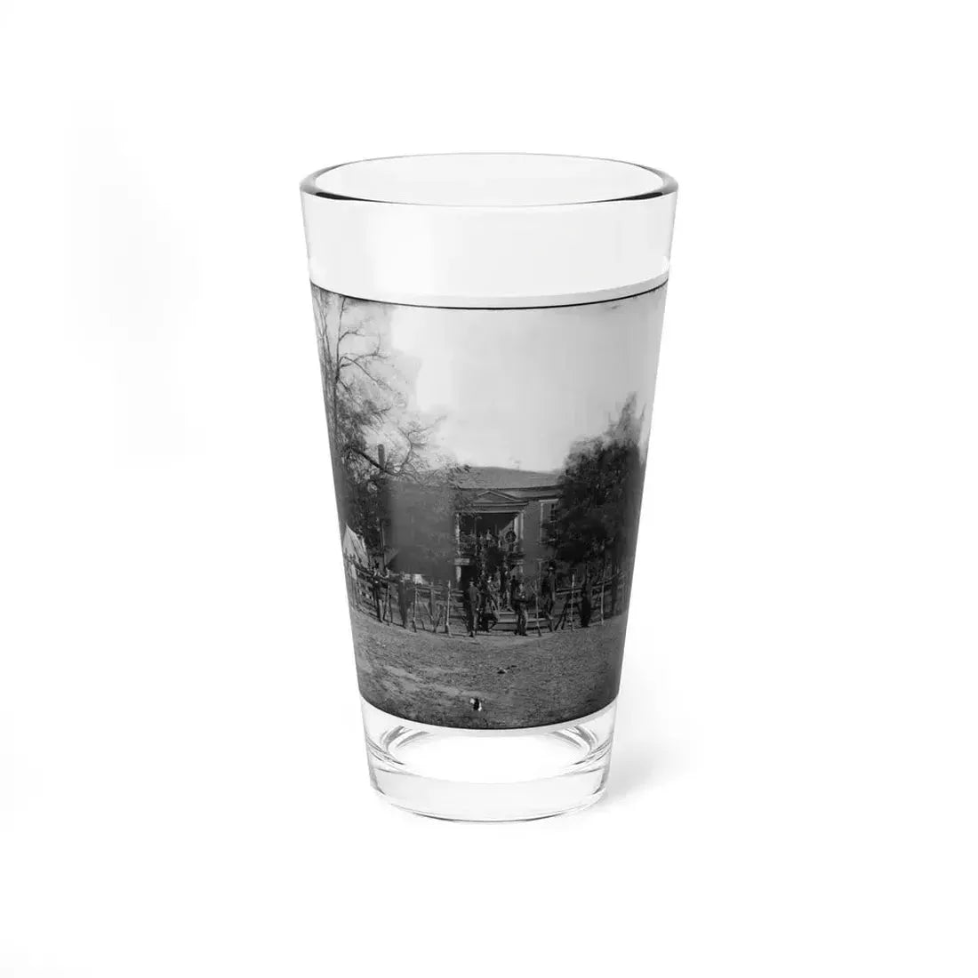 Appomattox Court House, Va. Federal Soldiers At The Courthouse (U.S. Civil War) Pint Glass 16oz 16oz - Go Mug Yourself