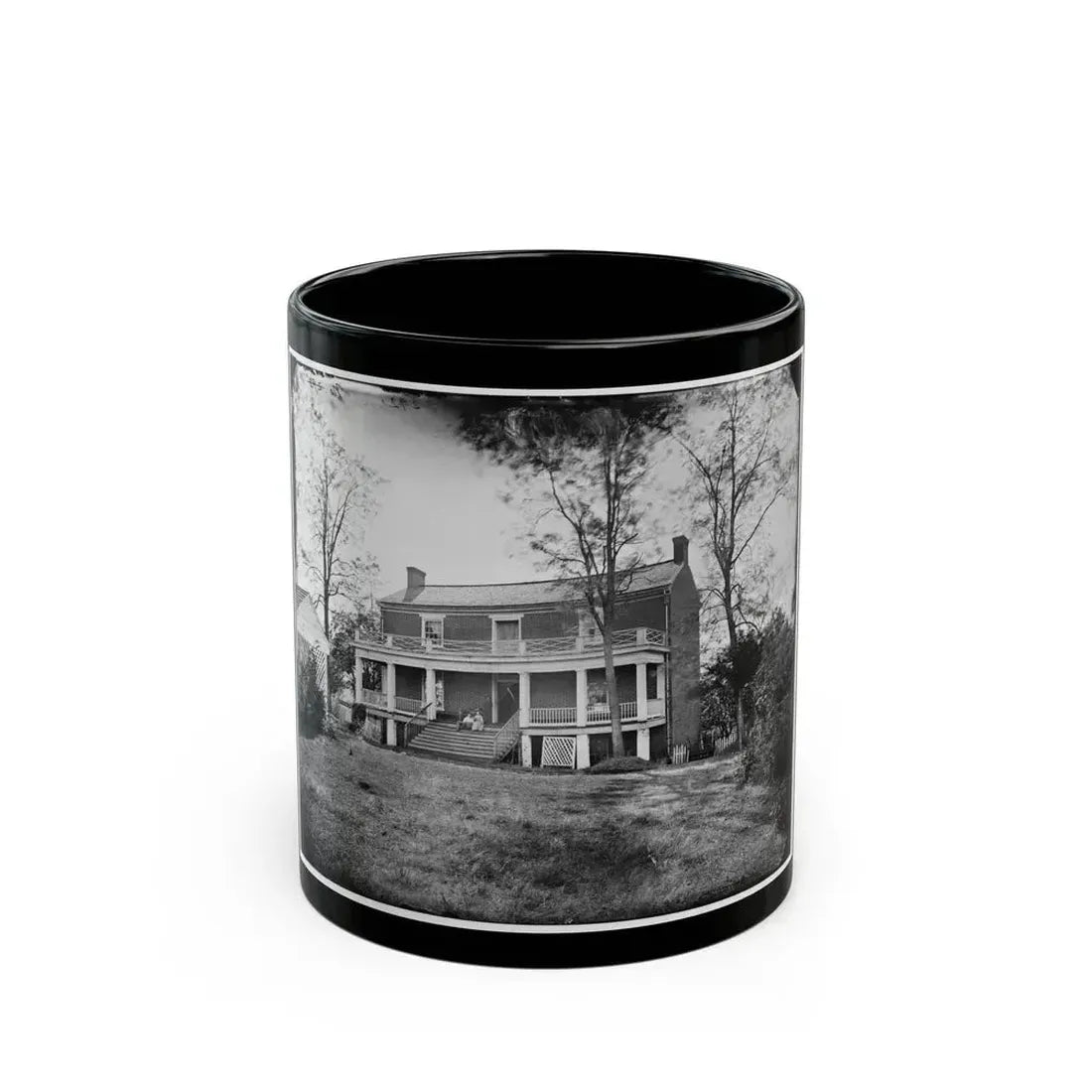 Appomattox Court House, Va. Mclean House (U.S. Civil War) Black Coffee Mug 11oz - Go Mug Yourself