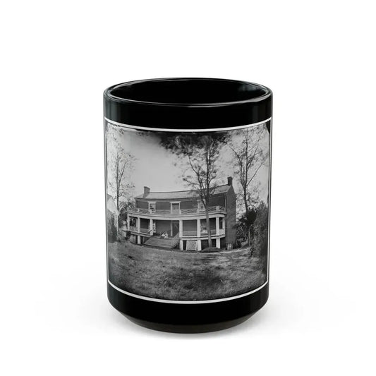 Appomattox Court House, Va. Mclean House (U.S. Civil War) Black Coffee Mug 15oz - Go Mug Yourself