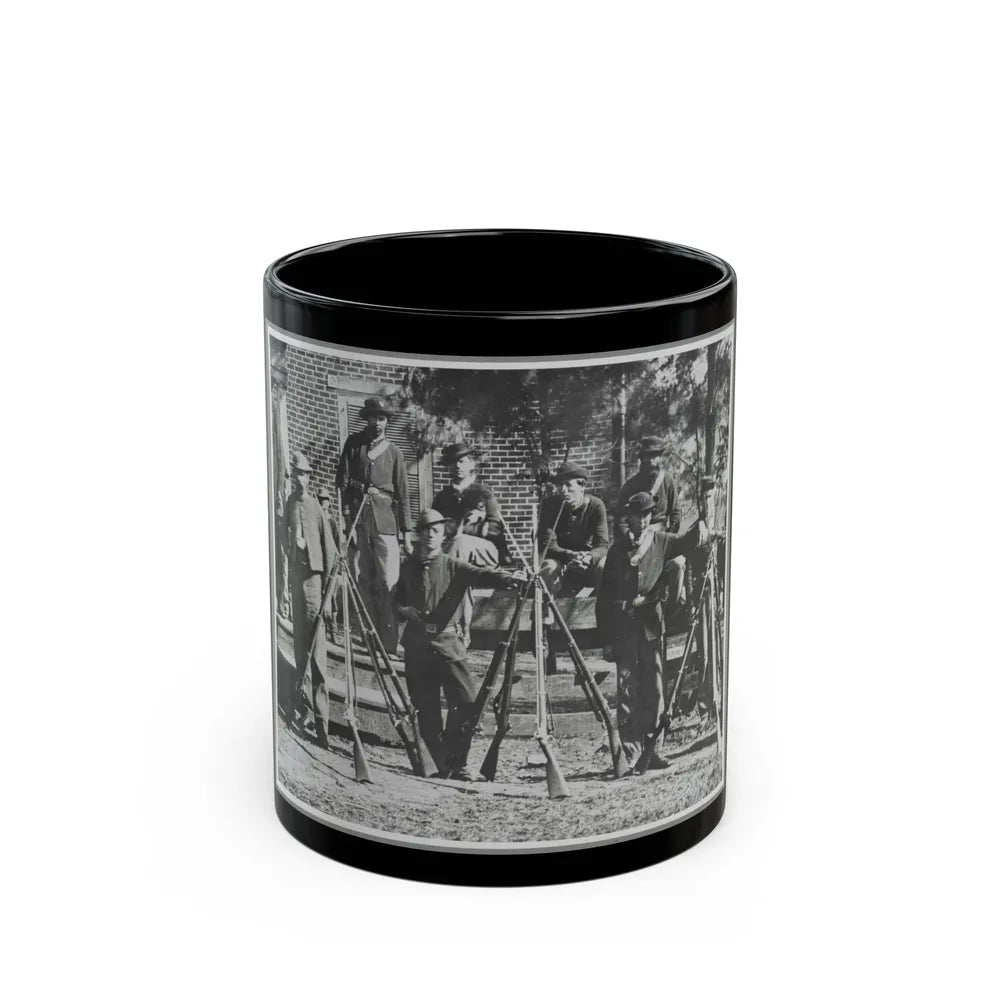 Appomattox Court House, Va., April 1865(2) (U.S. Civil War) Black Coffee Mug-11oz-Go Mug Yourself