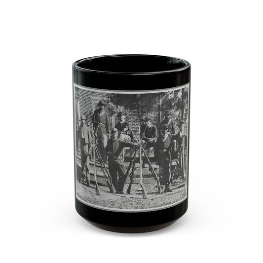 Appomattox Court House, Va., April 1865(2) (U.S. Civil War) Black Coffee Mug-15oz-Go Mug Yourself