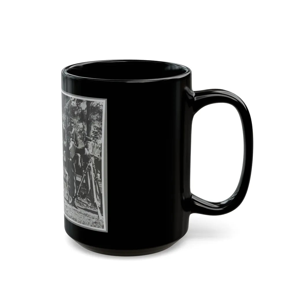 Appomattox Court House, Va., April 1865(2) (U.S. Civil War) Black Coffee Mug-Go Mug Yourself