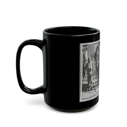 Appomattox Court House, Va., April 1865(2) (U.S. Civil War) Black Coffee Mug-Go Mug Yourself