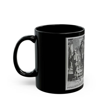 Appomattox Court House, Va., April 1865(2) (U.S. Civil War) Black Coffee Mug-Go Mug Yourself