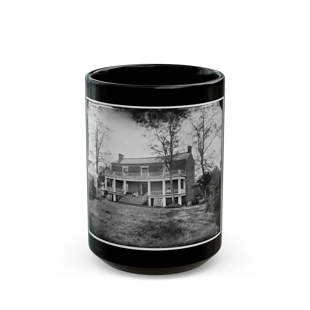 Appomattox Court House, Va. Mclean House (U.S. Civil War) Black Coffee Mug-15oz-Go Mug Yourself