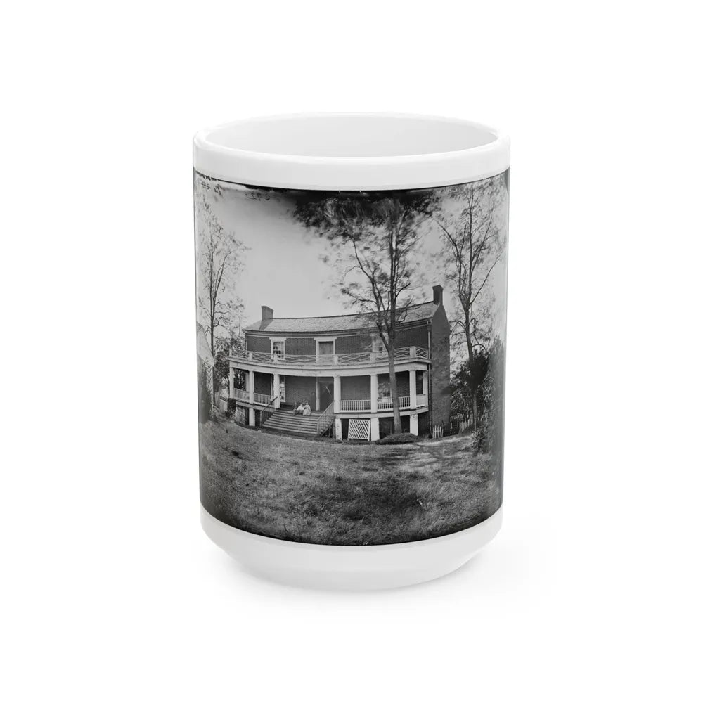 Appomattox Court House, Va. Mclean House (U.S. Civil War) White Coffee Mug-15oz-Go Mug Yourself