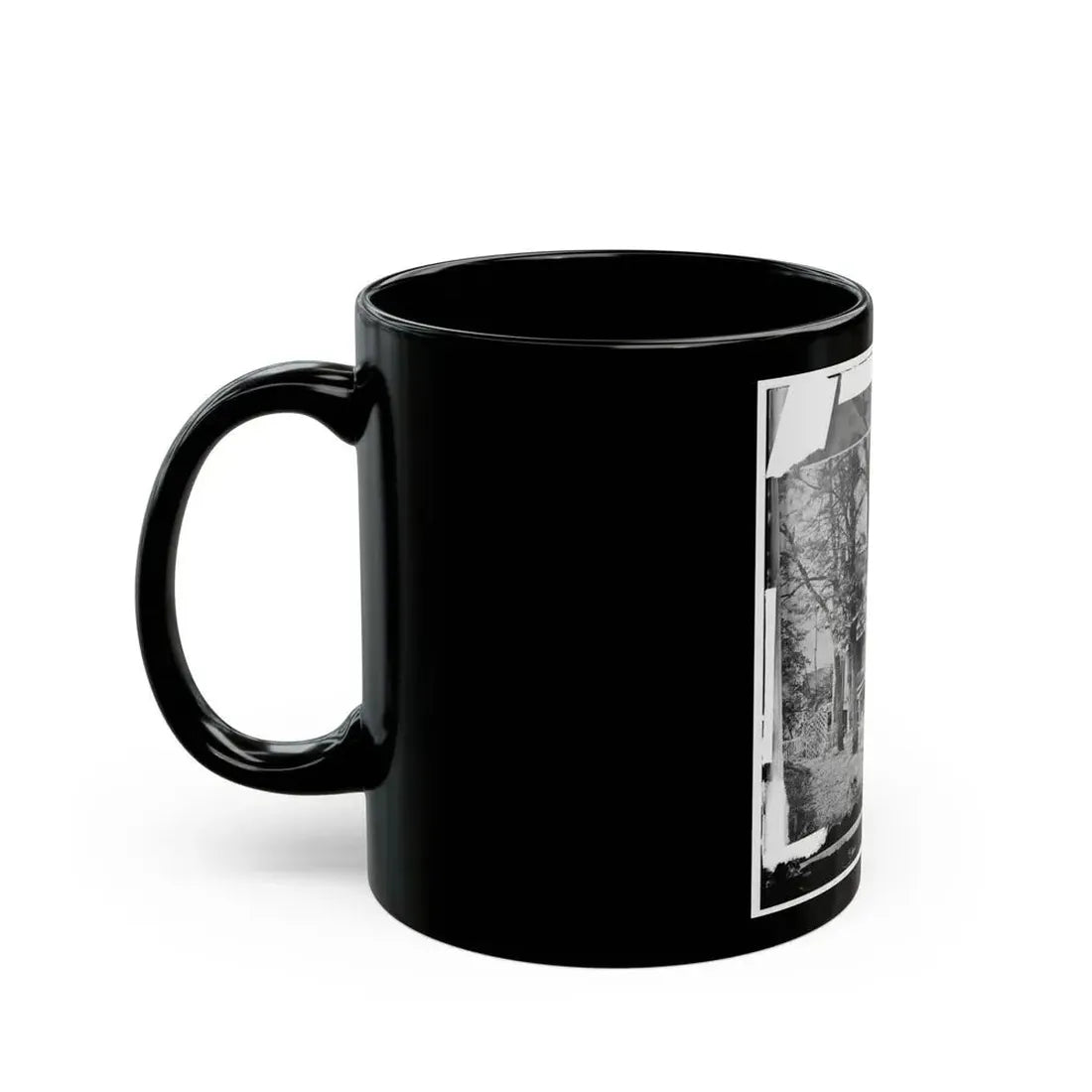 Appomattox Court House, Virginia. Mclean House 001 (U.S. Civil War) Black Coffee Mug - Go Mug Yourself