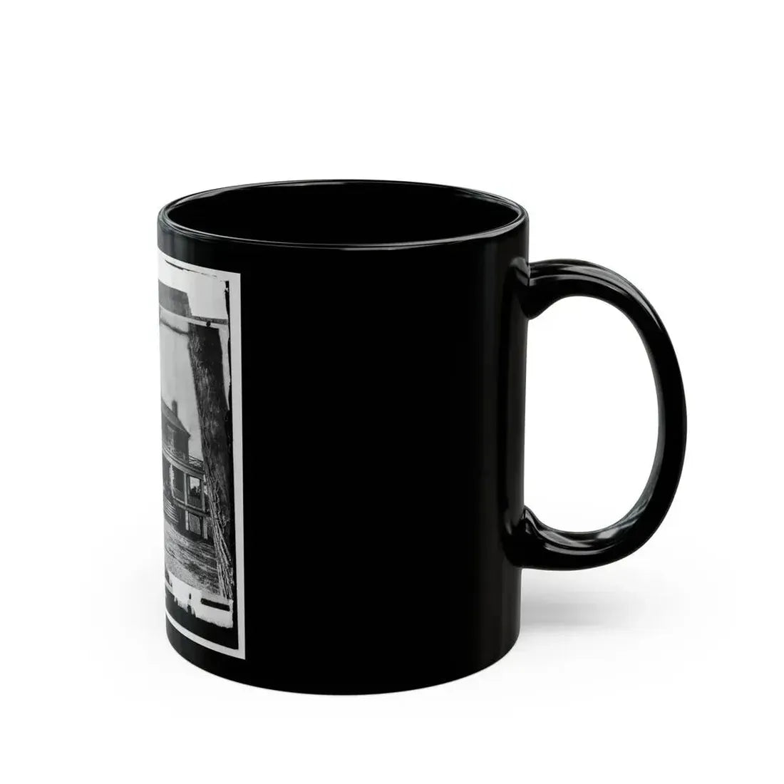 Appomattox Court House, Virginia. Mclean House 001 (U.S. Civil War) Black Coffee Mug - Go Mug Yourself