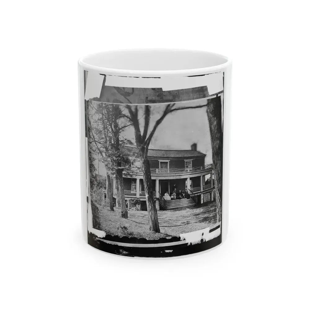 Appomattox Court House, Virginia. Mclean House 001 (U.S. Civil War) White Coffee Mug 11oz - Go Mug Yourself