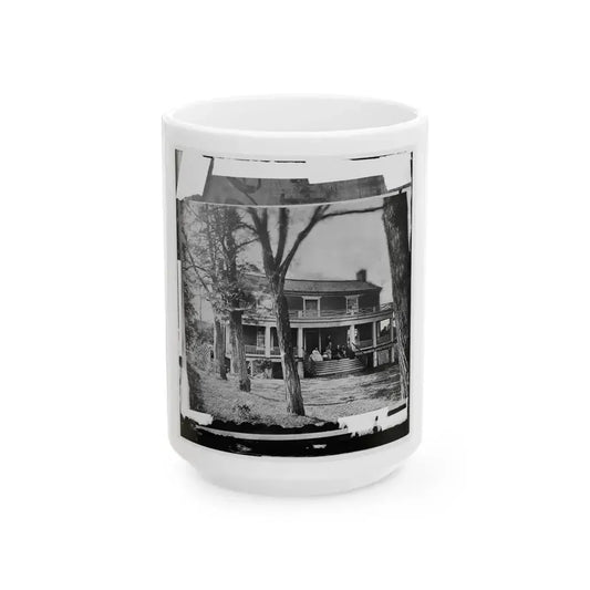 Appomattox Court House, Virginia. Mclean House 001 (U.S. Civil War) White Coffee Mug 15oz - Go Mug Yourself