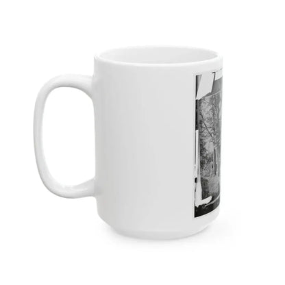 Appomattox Court House, Virginia. Mclean House 001 (U.S. Civil War) White Coffee Mug - Go Mug Yourself