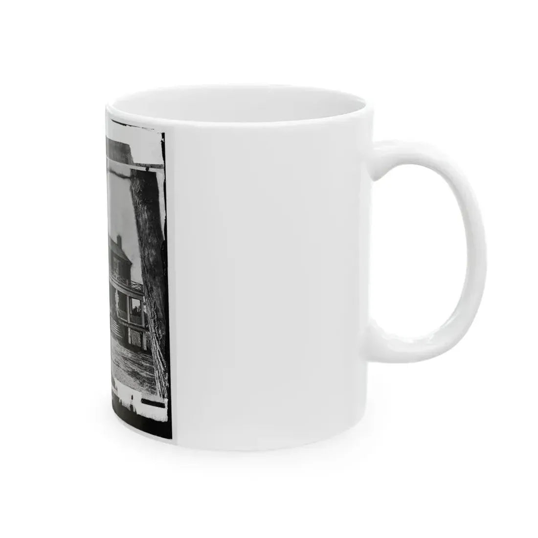 Appomattox Court House, Virginia. Mclean House 001 (U.S. Civil War) White Coffee Mug - Go Mug Yourself