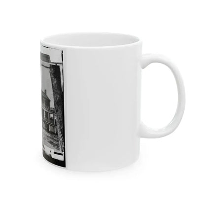 Appomattox Court House, Virginia. Mclean House 001 (U.S. Civil War) White Coffee Mug - Go Mug Yourself