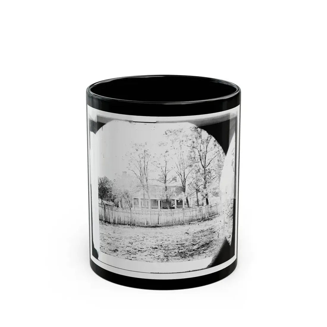 Appomattox Court House, Virginia. Mclean House (U.S. Civil War) Black Coffee Mug 11oz - Go Mug Yourself