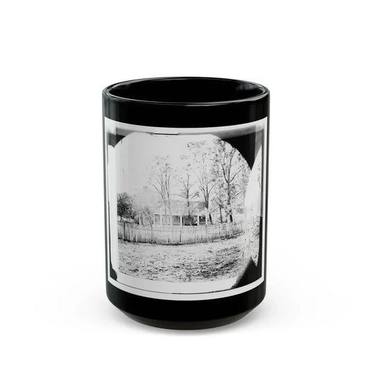 Appomattox Court House, Virginia. Mclean House (U.S. Civil War) Black Coffee Mug 15oz - Go Mug Yourself