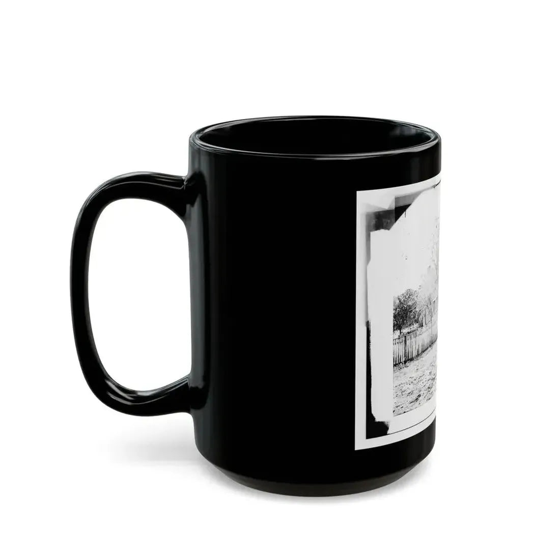 Appomattox Court House, Virginia. Mclean House (U.S. Civil War) Black Coffee Mug - Go Mug Yourself
