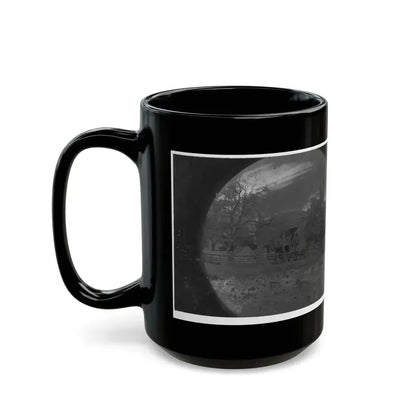 Appomattox Court House, Virginia. View Of Court House And Soldiers (U.S. Civil War) Black Coffee Mug - Go Mug Yourself