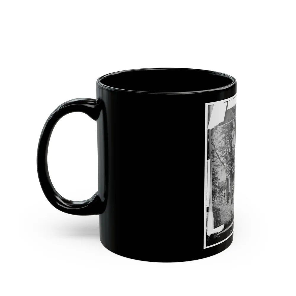 Appomattox Court House, Virginia. Mclean House 001 (U.S. Civil War) Black Coffee Mug-Go Mug Yourself