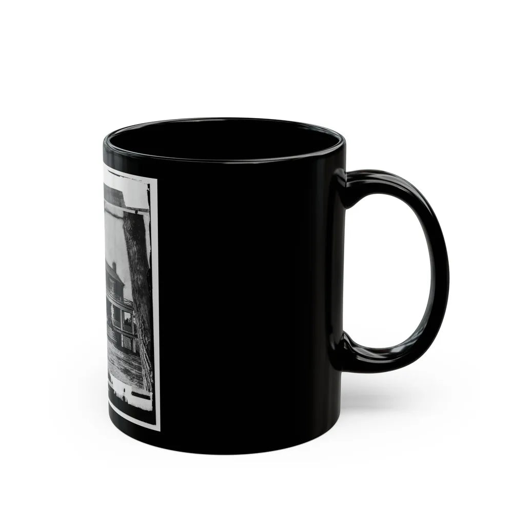 Appomattox Court House, Virginia. Mclean House 001 (U.S. Civil War) Black Coffee Mug-Go Mug Yourself