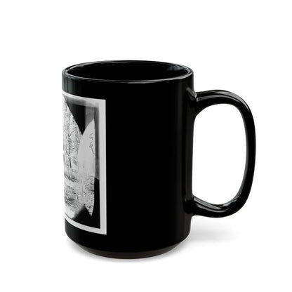 Appomattox Court House, Virginia. Mclean House (U.S. Civil War) Black Coffee Mug-Go Mug Yourself