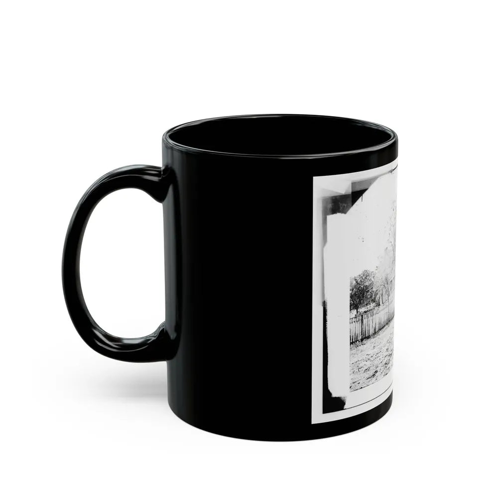 Appomattox Court House, Virginia. Mclean House (U.S. Civil War) Black Coffee Mug-Go Mug Yourself