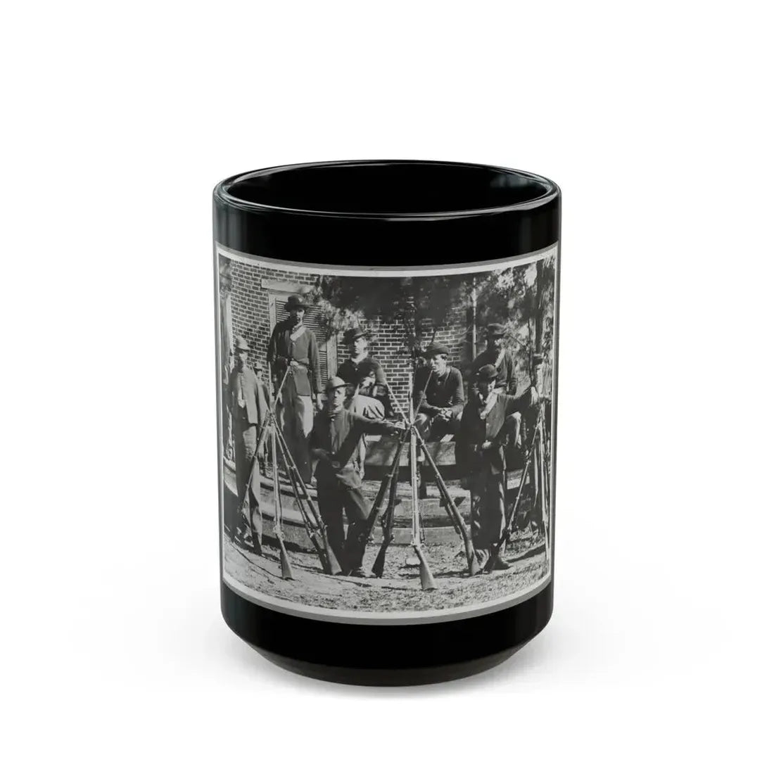 Appomattox Courthouse, Va. April 1865 (U.S. Civil War) Black Coffee Mug 15oz - Go Mug Yourself