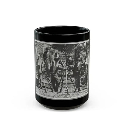 Appomattox Courthouse, Va. April 1865 (U.S. Civil War) Black Coffee Mug 15oz - Go Mug Yourself