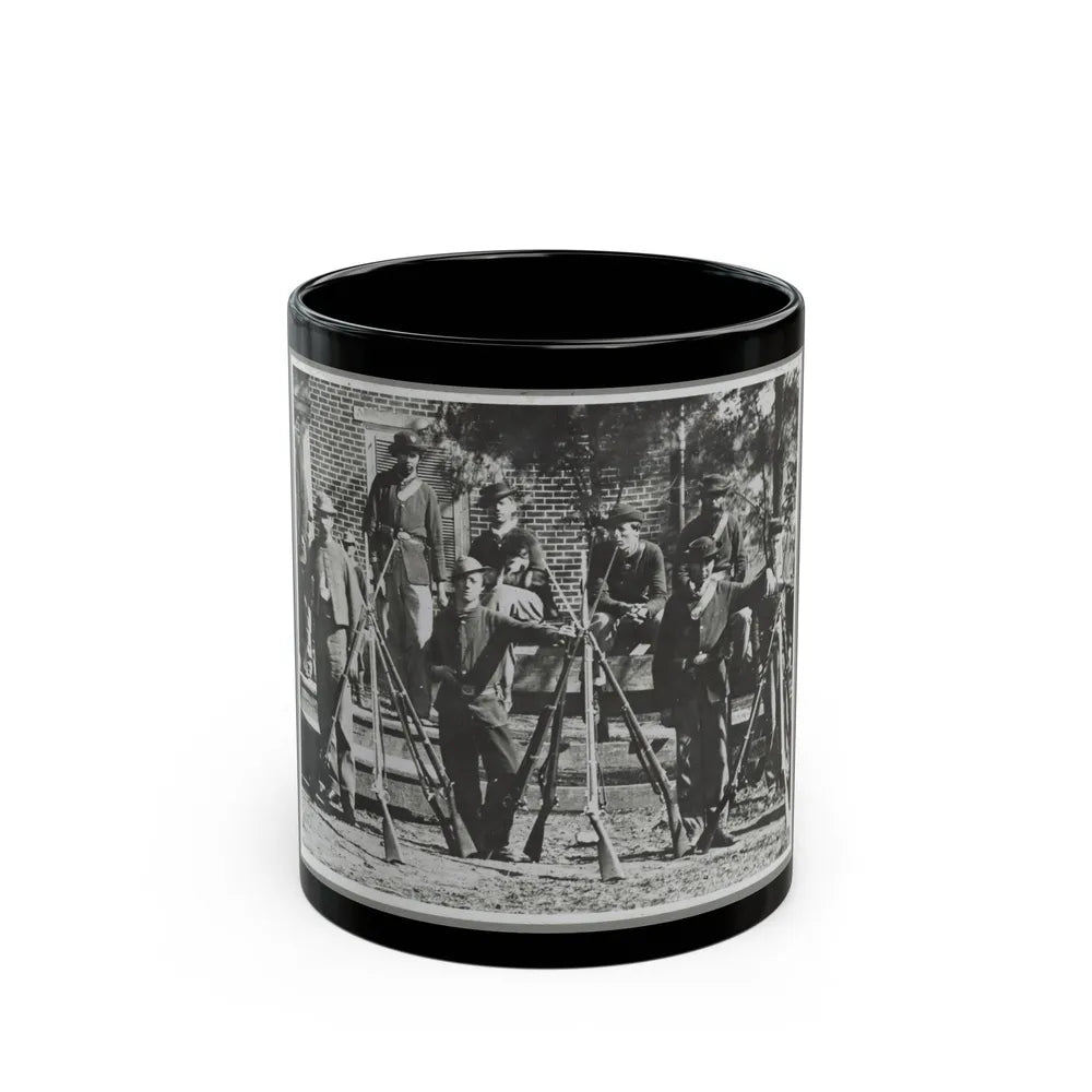 Appomattox Courthouse, Va. April 1865 (U.S. Civil War) Black Coffee Mug-11oz-Go Mug Yourself