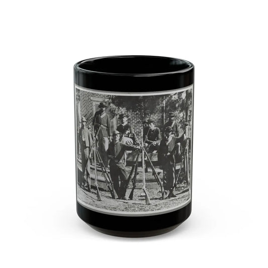 Appomattox Courthouse, Va. April 1865 (U.S. Civil War) Black Coffee Mug-15oz-Go Mug Yourself